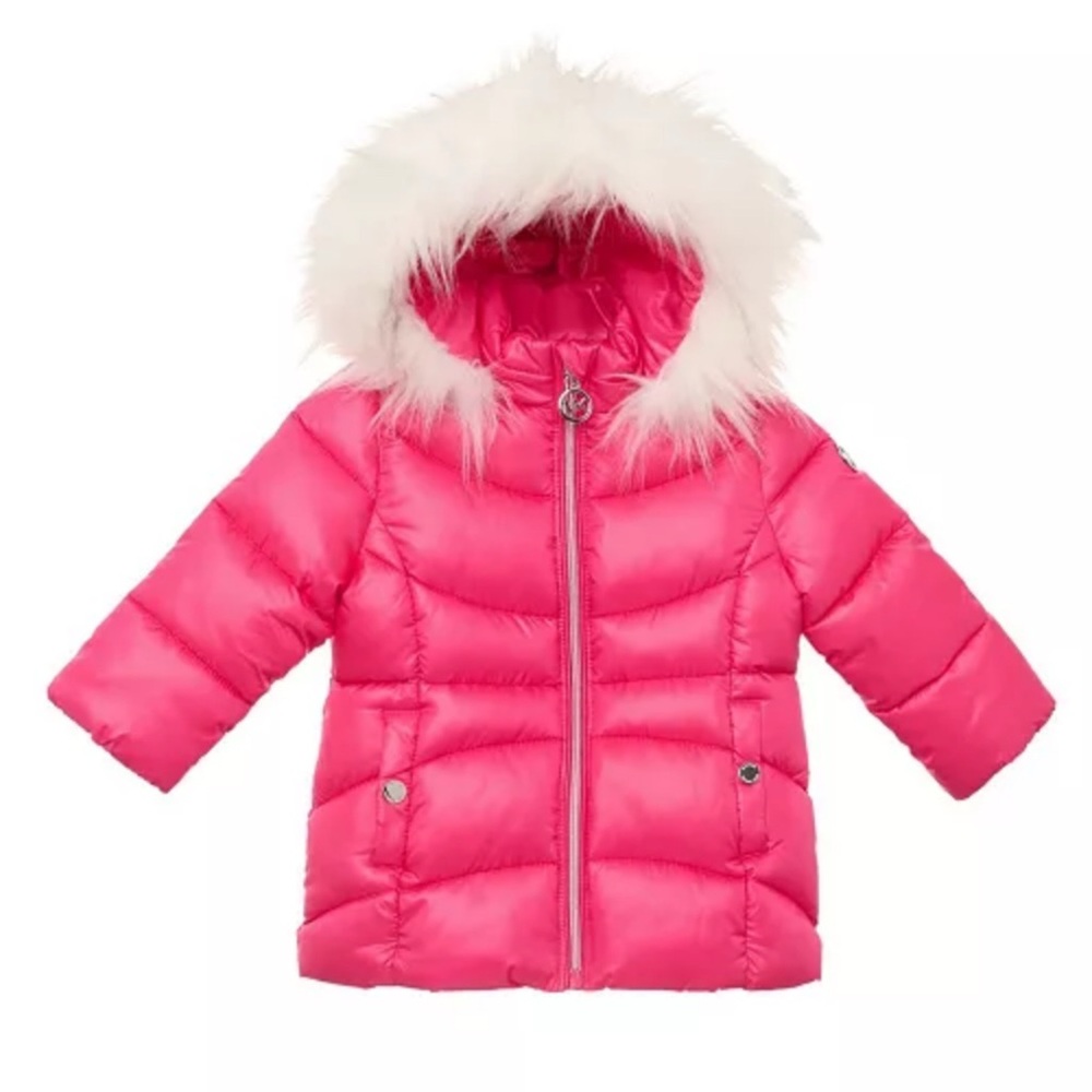 Michael Kors Pink Puffer Coat
Size 12mos